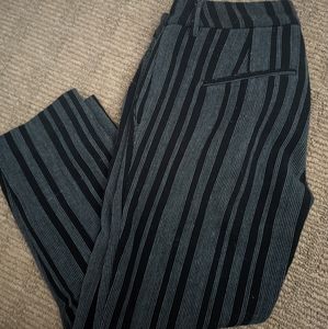 Old Navy Stripped Cropped Work Pants